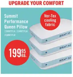 The Brick Bedgear Summit 3.0 Performance Queen Pillow – Side Sleepers offer