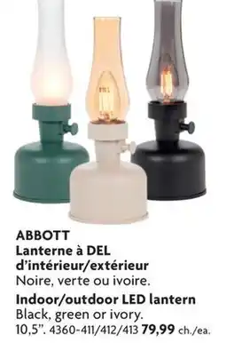 Home Hardware Indoor/outdoor LED lantern offer
