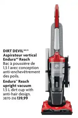 Home Hardware Endura Reach upright vacuum offer