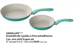 Home Hardware GREEN LIFE 2 pc. non-stick frypan set offer