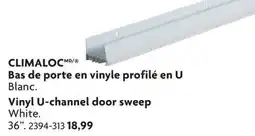 Home Hardware Vinyl U-channel door sweep offer