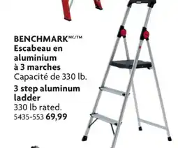 Home Hardware BENCHMARKMC 3 step aluminum ladder offer