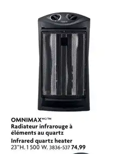 Home Hardware Infrared quartz heater offer