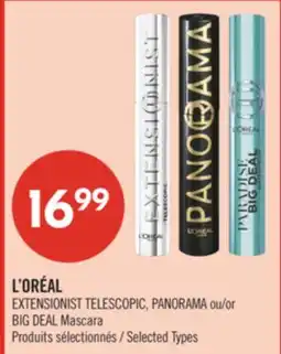 Pharmaprix L'ORÉAL PANORAMA or BIG DEAL Mascara offer