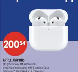 Pharmaprix APPLE AIRPODS 4th Generation avec étui de recharge with Charging Case offer