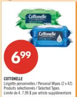 Pharmaprix COTTONELLE Personal Wipes offer