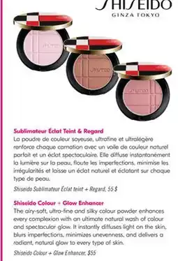 Pharmaprix Shiseido Colour + Glow Enhancer offer