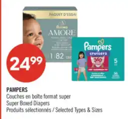 Pharmaprix PAMPERS Super Boxed Diapers offer
