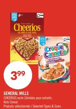 Pharmaprix GENERAL MILLS CHEERIOS or Kids Cereal offer