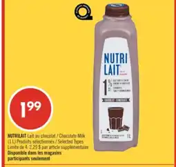 Pharmaprix NUTRILAIT Chocolate Milk (1 L) offer