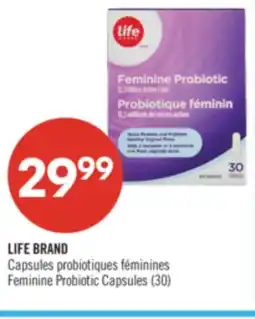 Pharmaprix LIFE BRAND Feminine Probiotic Capsules offer