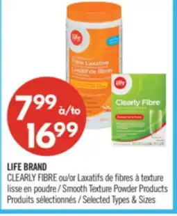 Pharmaprix LIFE BRAND CLEARLY FIBRE, Smooth Texture Powder Products offer