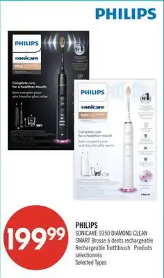 Pharmaprix PHILIPS SONICARE 9350 DIAMOND CLEAN SMART Rechargeable Toothbrush offer
