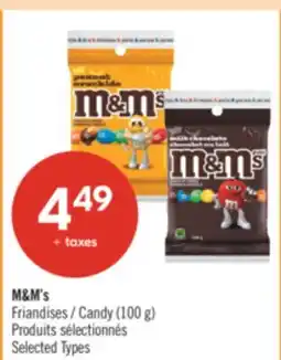Pharmaprix M&M's Candy offer