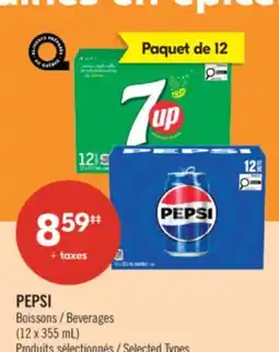 Pharmaprix PEPSI Beverages offer