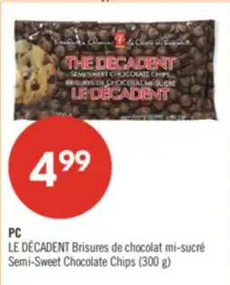 Pharmaprix PC Semi-Sweet Chocolate Chips (300 g) offer