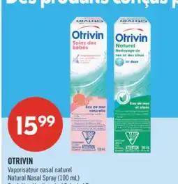 Pharmaprix OTRIVIN Natural Nasal Spray offer