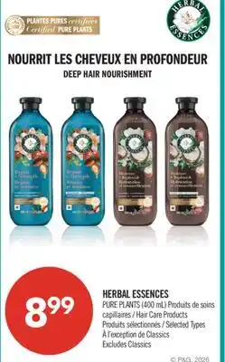 Pharmaprix HERBAL ESSENCE PURE PLANTS (400 mL), Hair Care Products offer