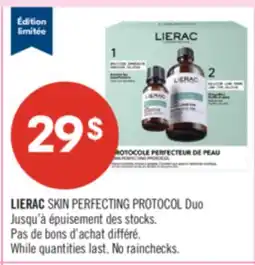 Pharmaprix LIERAC SKIN PERFECTING PROTOCOL Duo offer