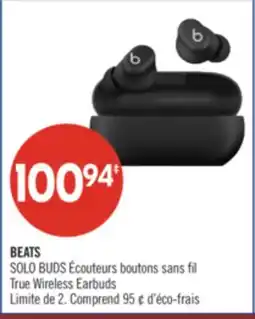 Pharmaprix BEATS SOLO BUD True Wireless Earbuds offer