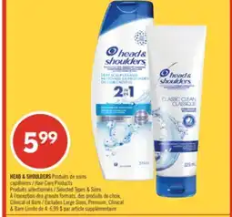 Pharmaprix HEAD & SHOULDERS Hair Care Products offer