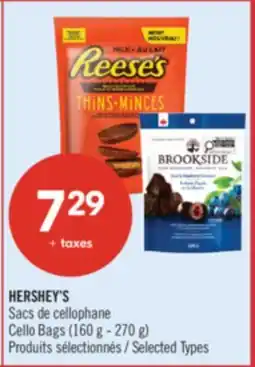 Pharmaprix HERSHEY'S Cello Bags (160 g - 270 g) offer