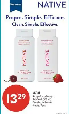Pharmaprix Native Body Wash offer