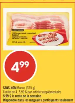 Pharmaprix NO NAME Bacon offer