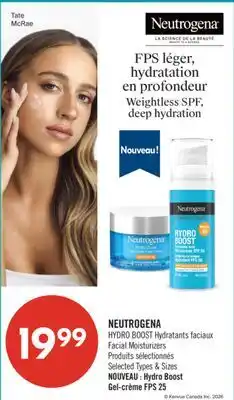 Pharmaprix NEUTROGENA HYDRO BOOST Hydratants Facial Moisturizers offer