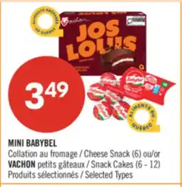 Pharmaprix MINI BABYBEL Cheese Snack (6) or VACHON Snack Cakes (6 - 12) offer