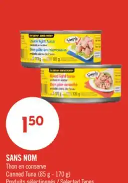 Pharmaprix NO NAME Canned Tuna offer