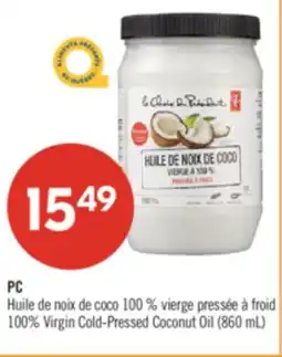 Pharmaprix PC 100% Virgin Cold-Pressed Coconut Oil offer