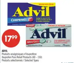 Pharmaprix ADVIL Ibuprofen Pain Relief Products offer