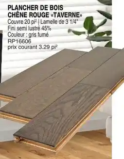 Matério PLANCHER DE BOIS CHÊNE ROUGE TAVERNE offer