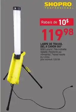 Matério LAMPE DE TRAVAIL DEL À CANON 360° offer