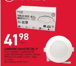 Matério LUMINAIRE ENCASTRÉ DEL 4 offer