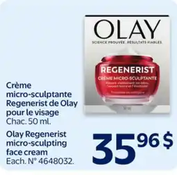 Walmart Olay Regenerist Micro-sculpting Face Cream offer