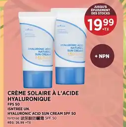 Kim Phat ISNTREE UN. HYALURONIC ACID SUN CREAM SPF 50 offer