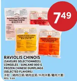 Kim Phat SUNLAND FROZEN CHINESE DUMPLINGS (SELECTED FLAVORS) offer