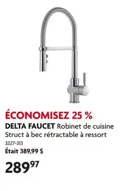 Home Hardware Robinet de cuisine Struct à bec rétractable à ressort offer