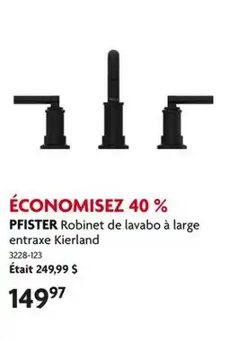 Home Hardware Robinet de lavabo à large entraxe Kierland offer