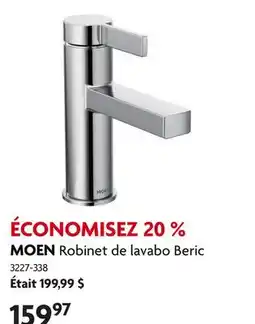 Home Hardware Robinet de lavabo Beric offer