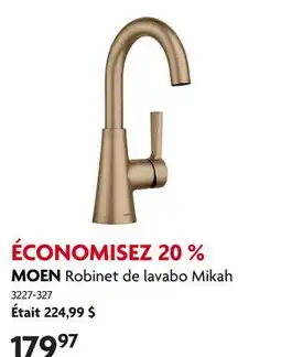 Home Hardware Robinet de lavabo Mikah offer