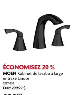 Home Hardware Robinet de lavabo à large entraxe Lindor offer
