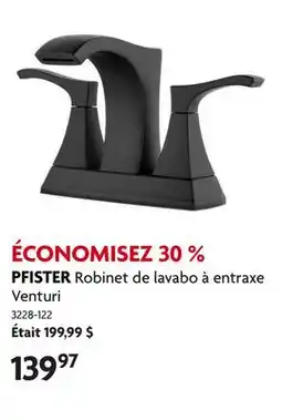 Home Hardware Robinet de lavabo à entraxe Venturi offer