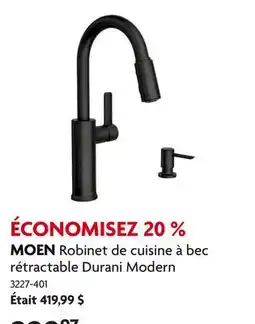 Home Hardware Robinet de cuisine à bec rétractable Durani Modern offer