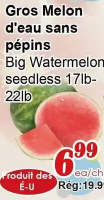 Marche C&T Big Watermelon seedless offer