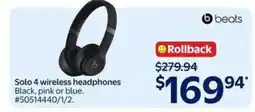 Walmart Solo 4 wireless headphones offer