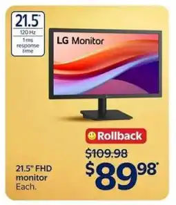 Walmart LG Monitor offer