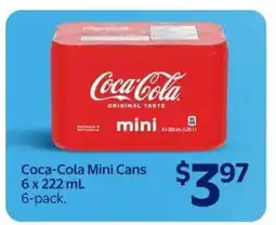 Walmart Coca-Cola Mini Cans offer